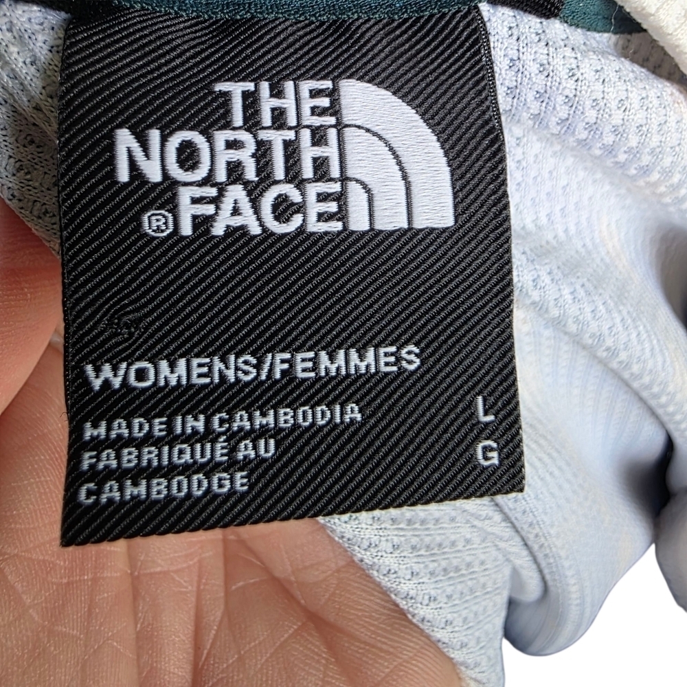 NWT North Face Women's Flash Dry Base Layer, Waffle Plaid, Size Large - Picture 10 of 11